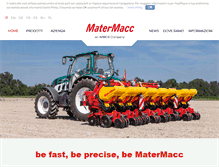 Tablet Screenshot of matermacc.it